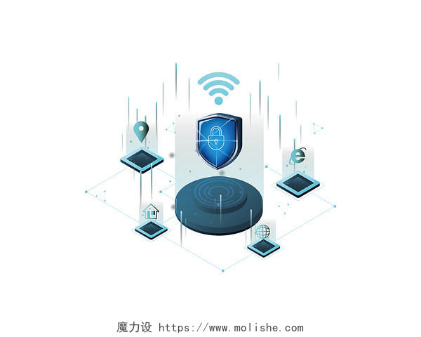 网络科技安全网络安全网络科技PNG素材